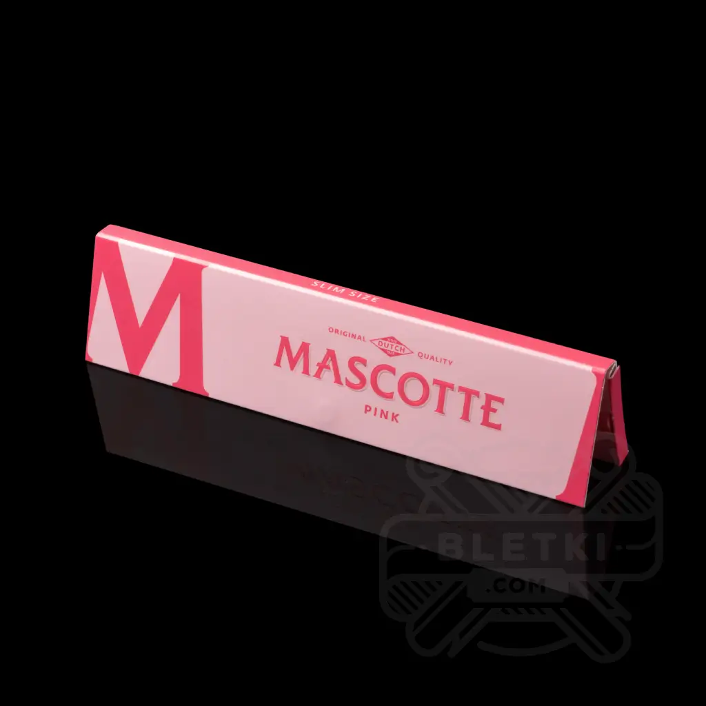 Bibułki Mascotte Pink King Size Slim Magnetic - różowe