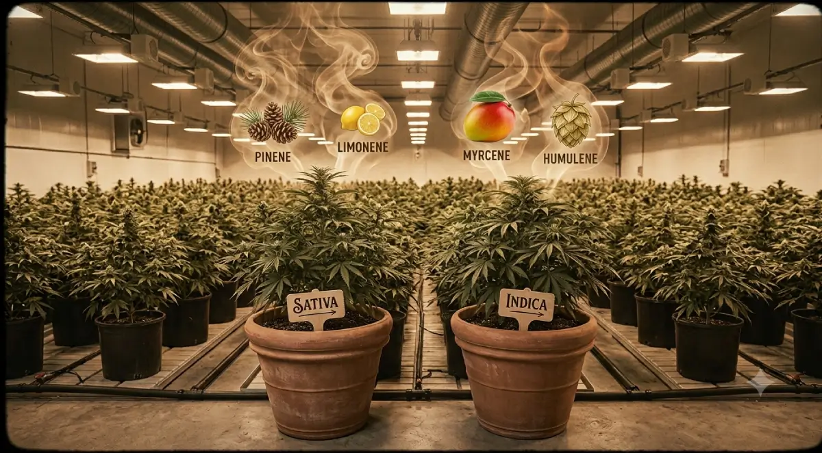 Jak pachnie marihuana? Rola terpenów w aromacie konopi
